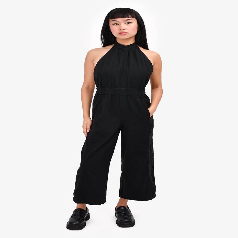 A Piece Apart Black Backless Jumpsuit Size 0