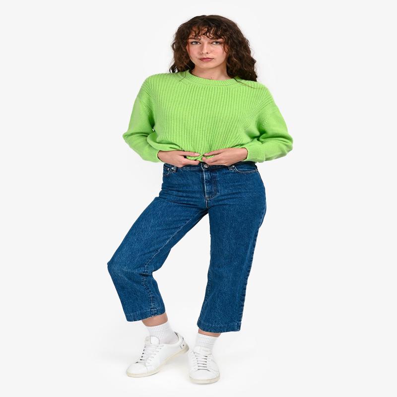 A.P.C. Blue Crop Jeans Size 26