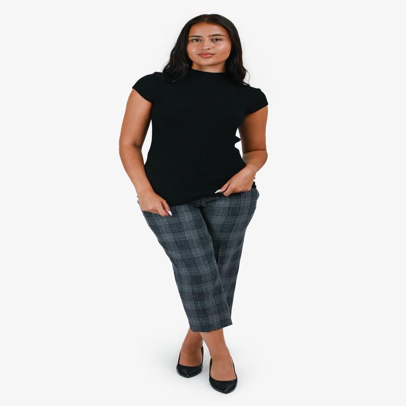 Acne Studios Grey Plaid Wool Pants Size 34