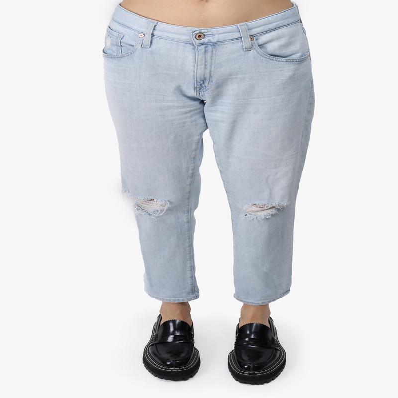 AG Blue Denim Ripped Jeans Size 29