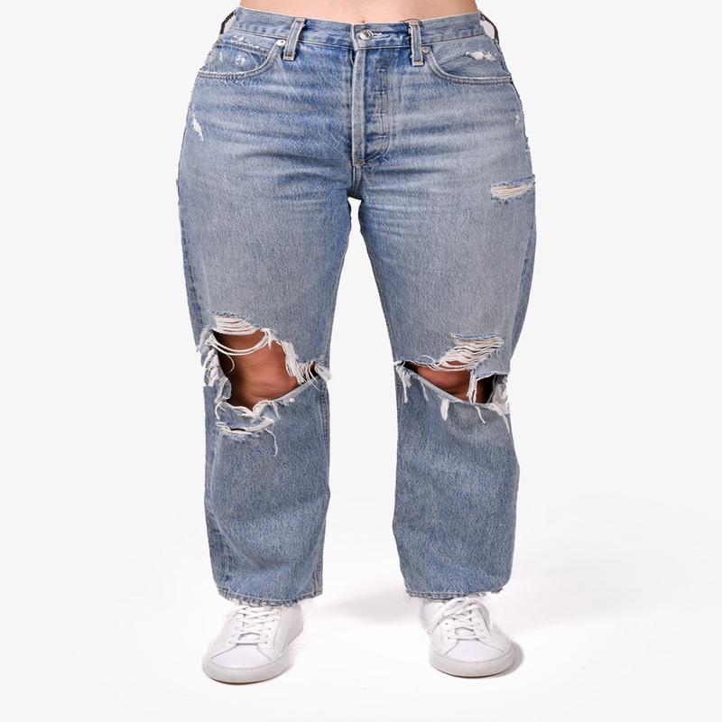 Agolde 90\'s Mid Rise Ripped Jeans Size 25