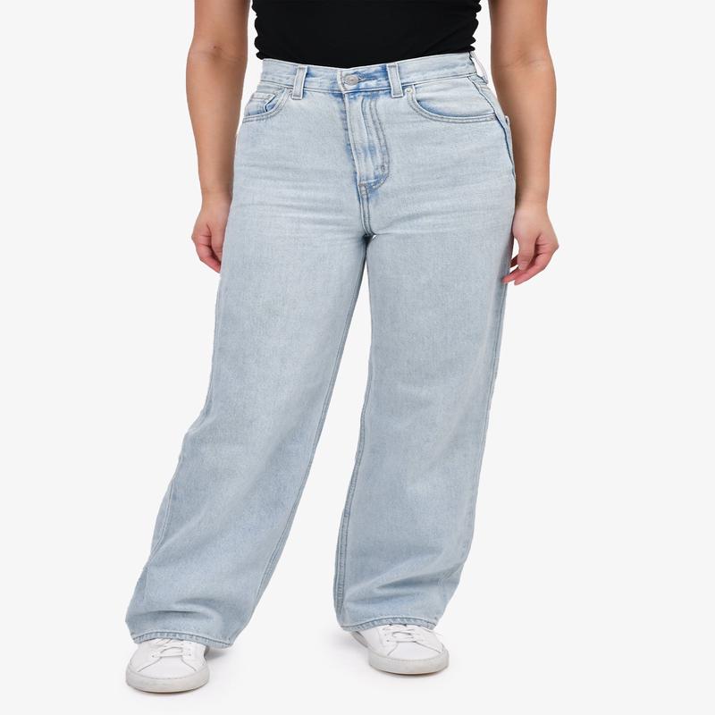 Levis Light Wash Denim High Waisted Straight Jeans Size 23