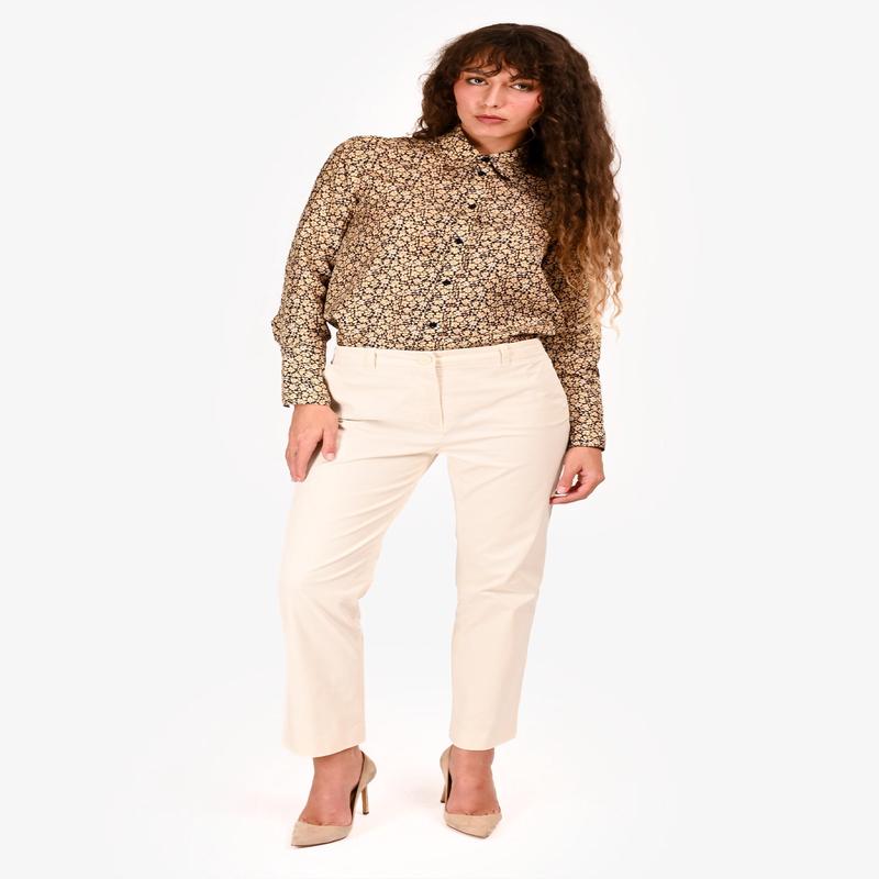 Loro Piana White Straight Legged Pants Size 40